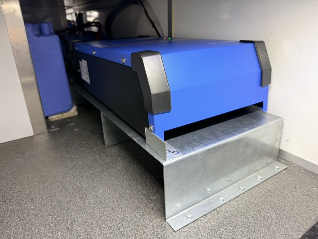 Victron inverter/charger in the electrical cabinet